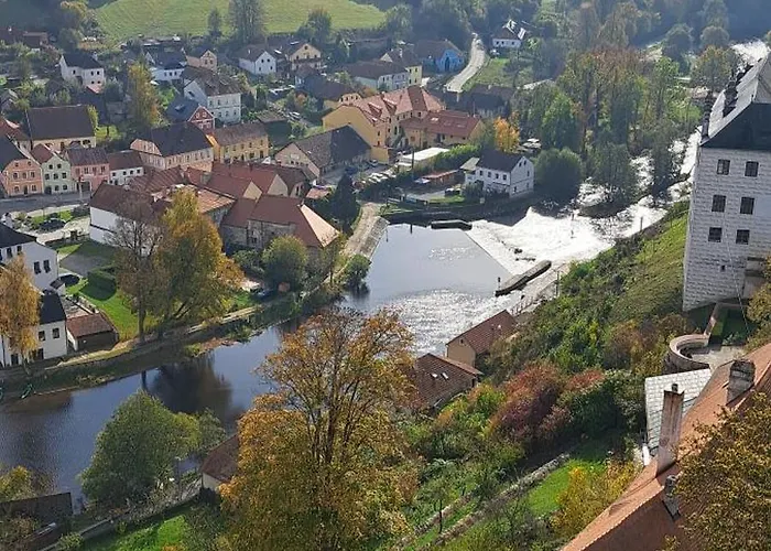 Semesterbostad A By A Weir With A View Of Rozmberk Castle *